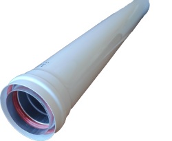 Алюминиевая труба расширеная с теплоизоляцией Ø 80-100 L 500 mm арт. Рт-80/100-500