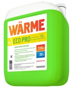 Теплоносители Warme Eco PRO 30 на основе пропиленгликоля